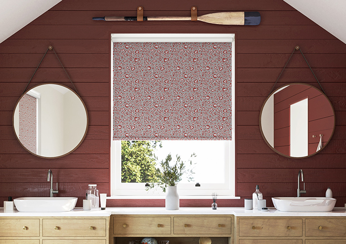 Leopard Luxe, Crimson - Twist&Fit Roller Blind - Image 3